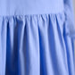 Shawl Collar Cache-Coeur Dress Sky Blue