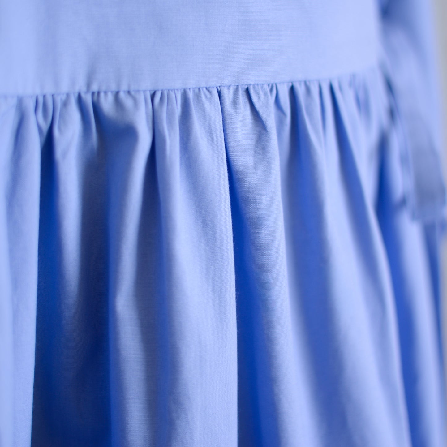 Shawl Collar Cache-Coeur Dress Sky Blue