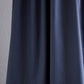 Shawl Collar Cache-Coeur Dress Charcoal Gray