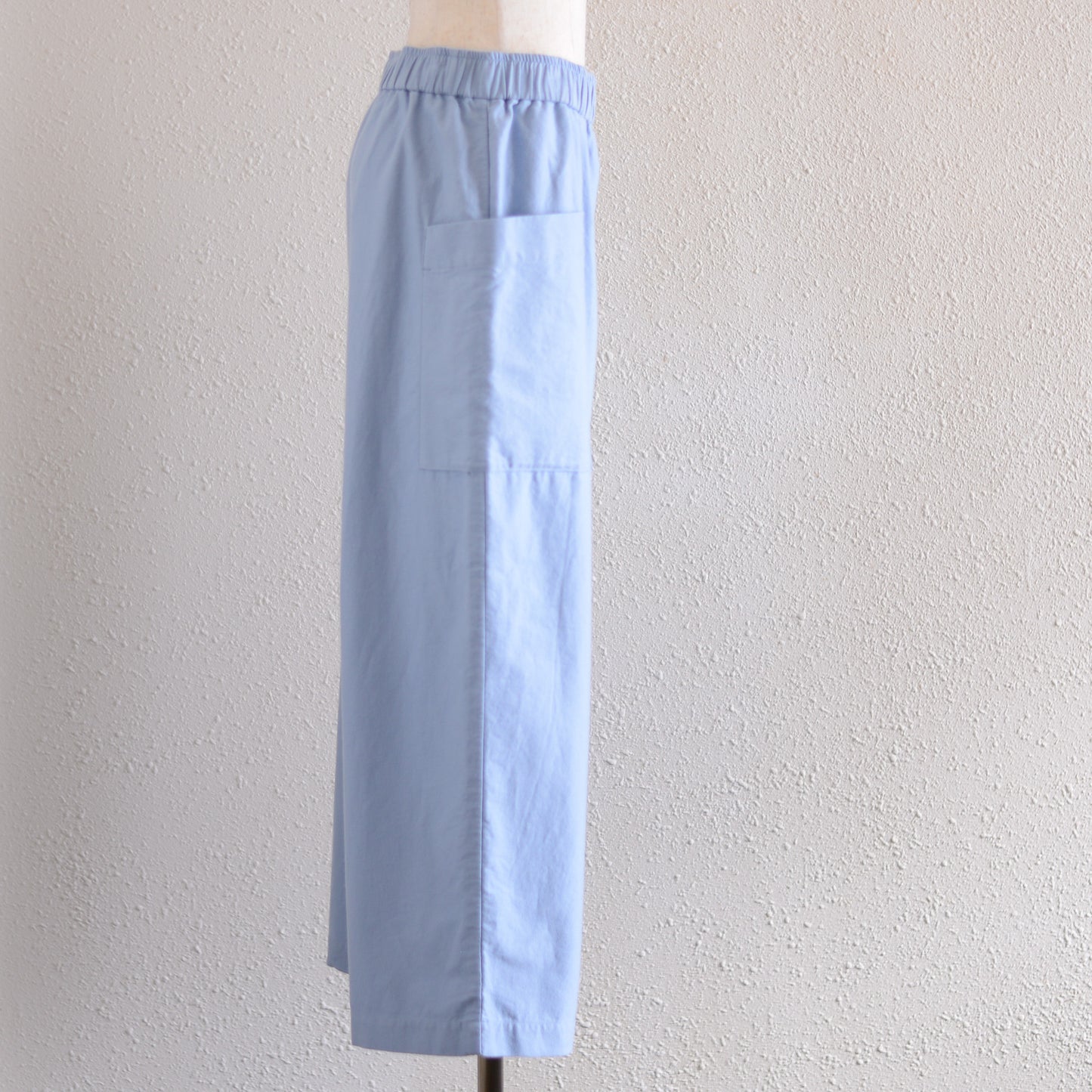 Cotton Side Pocket Pants Sax