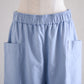 Cotton Side Pocket Pants Sax