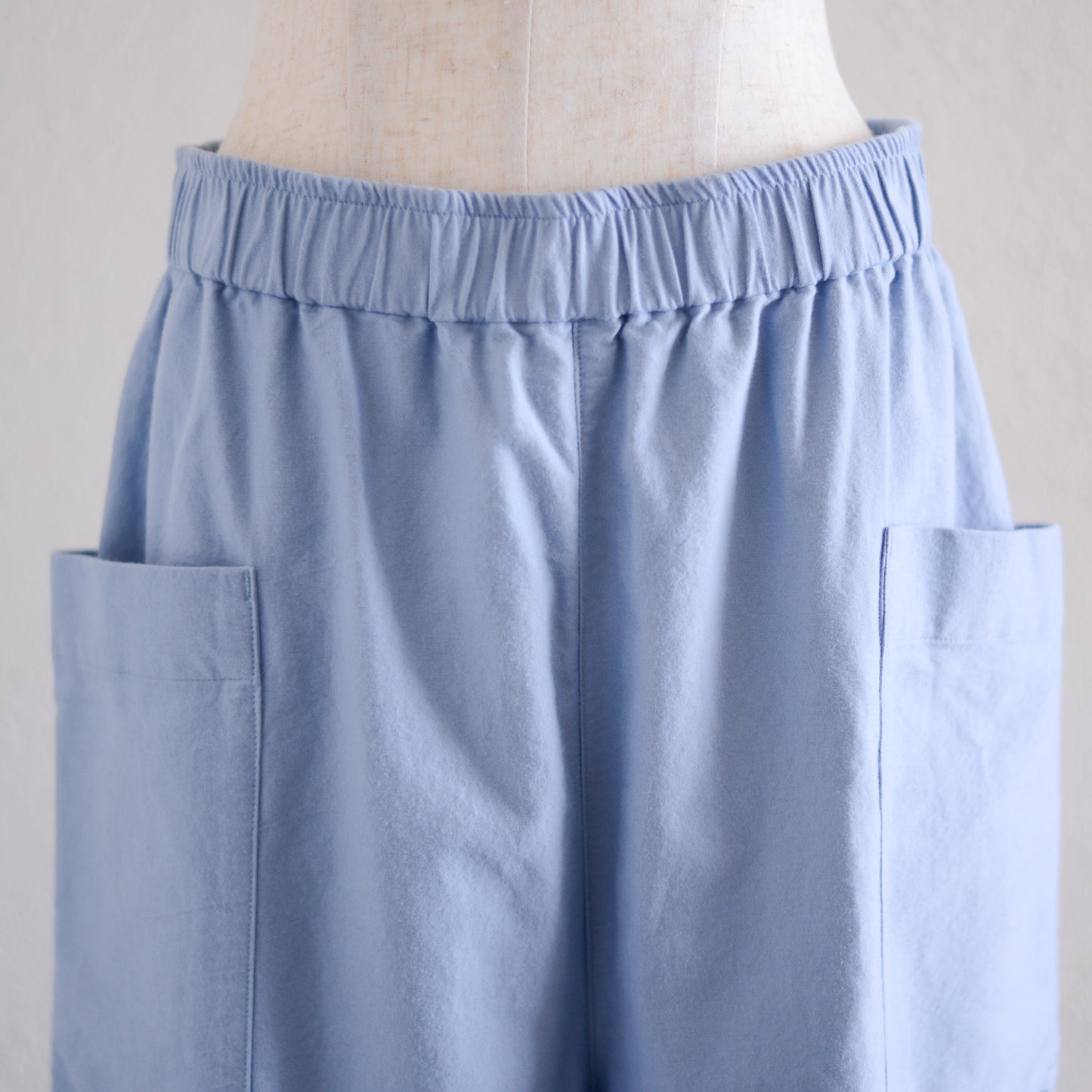 Cotton Side Pocket Pants Sax