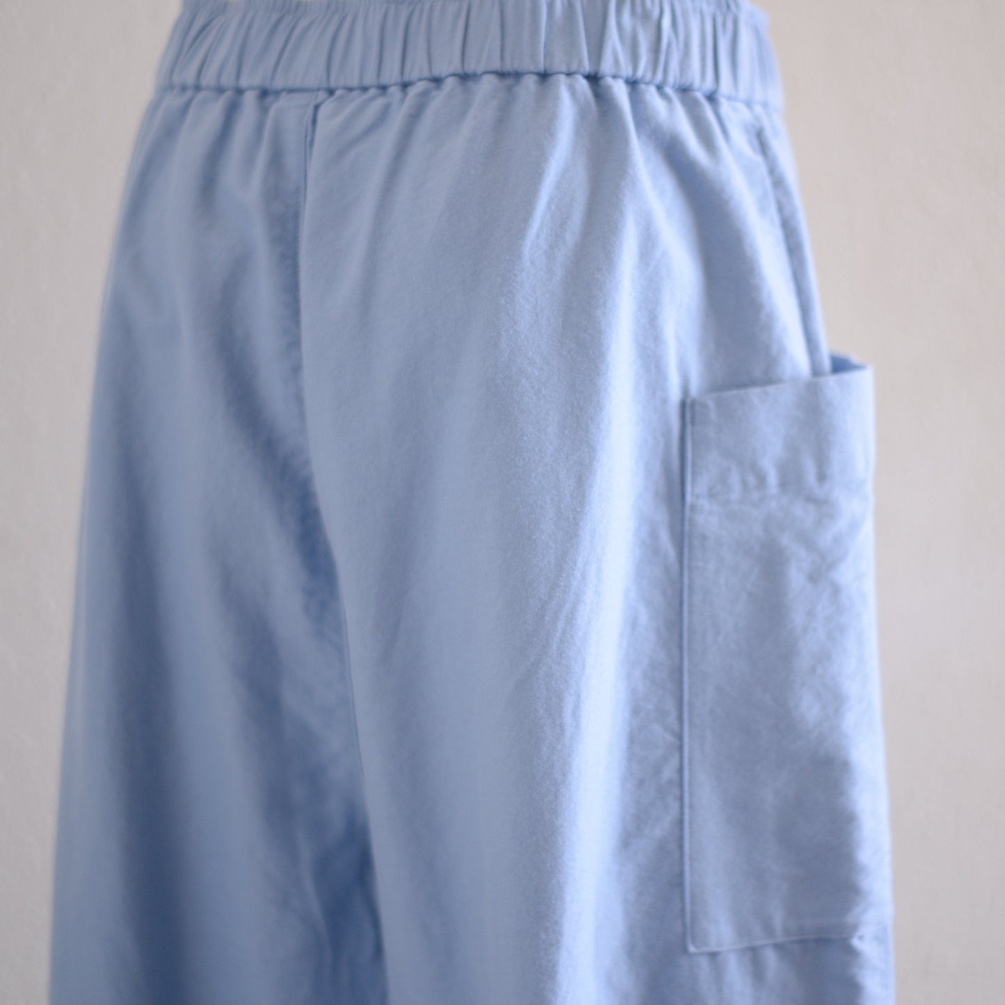 Cotton Side Pocket Pants Sax