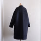 Cotton Quilted Reversible Long Coat Black