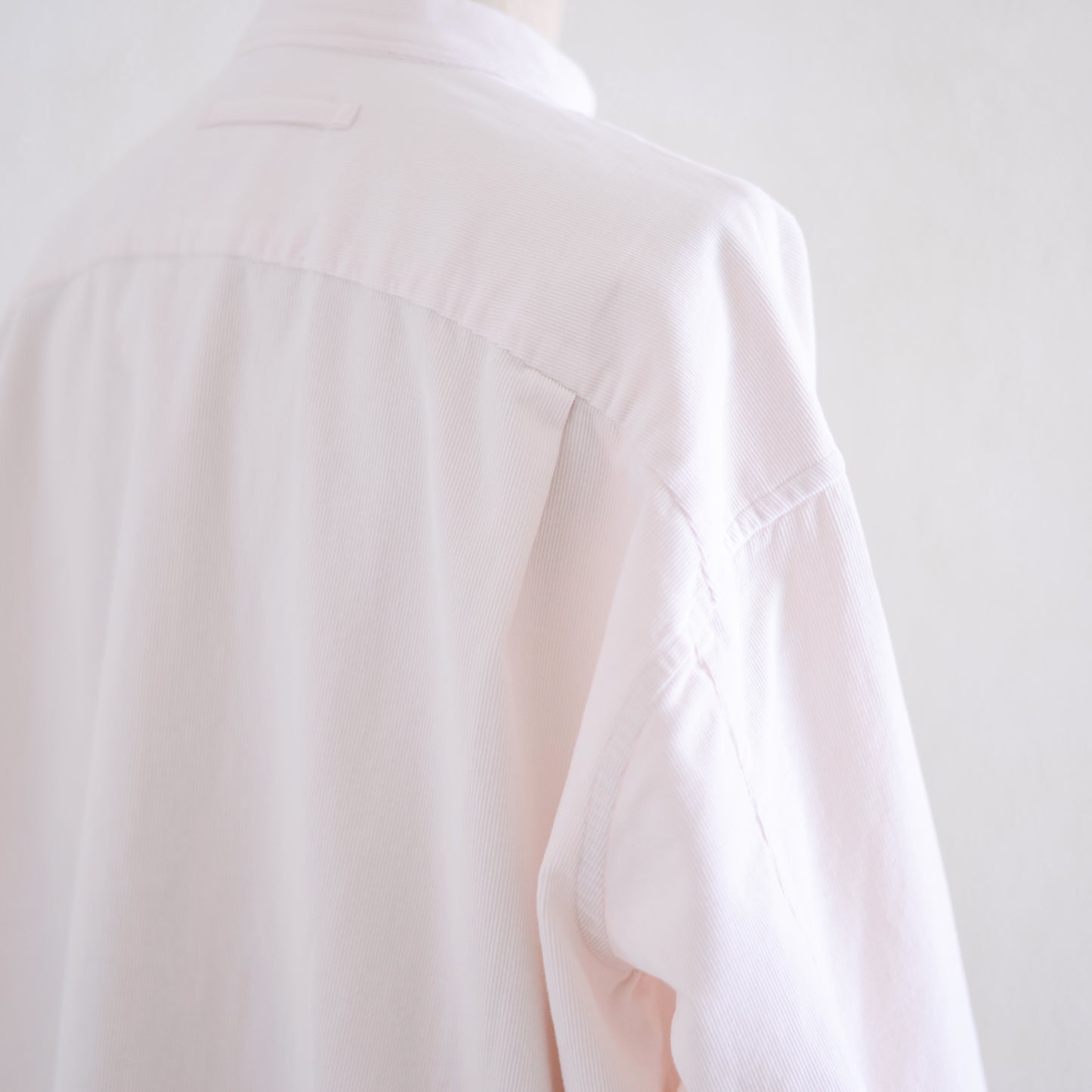 コットンスタンドオーバーシャツ Pink