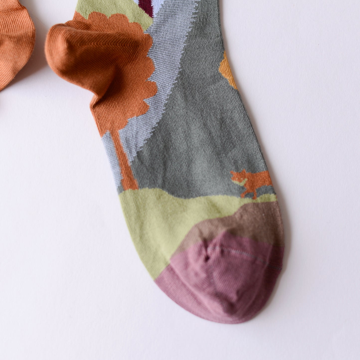Pine Forest Landscape Knee-highs