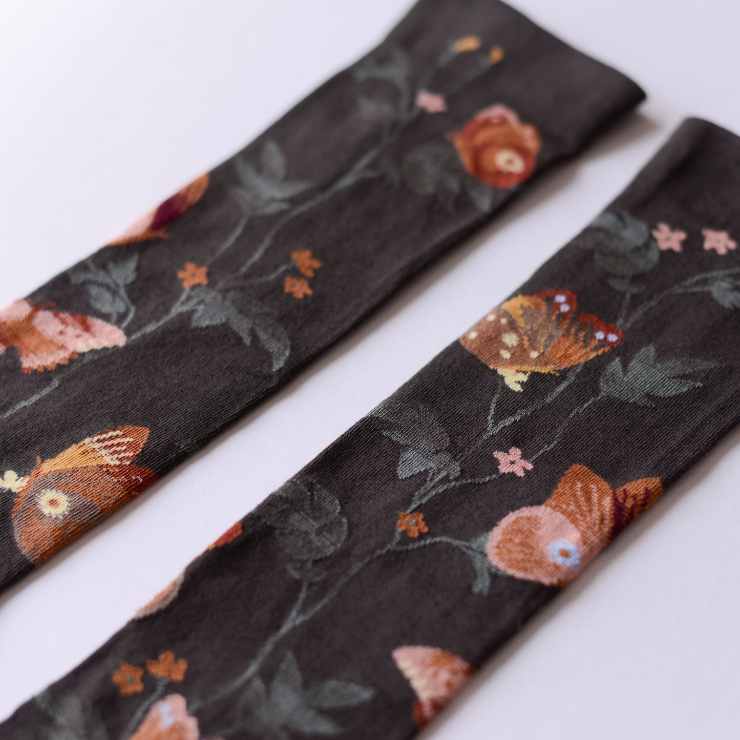 Umber Butterfly Knee-highs