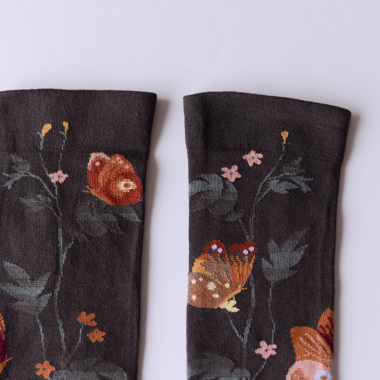 Umber Butterfly Knee-highs