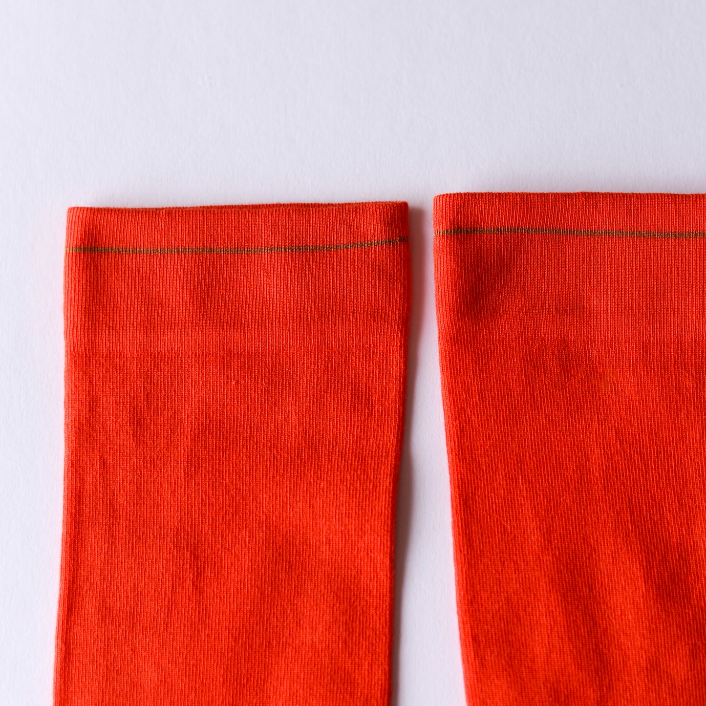 Chaussette Uni Vermillon