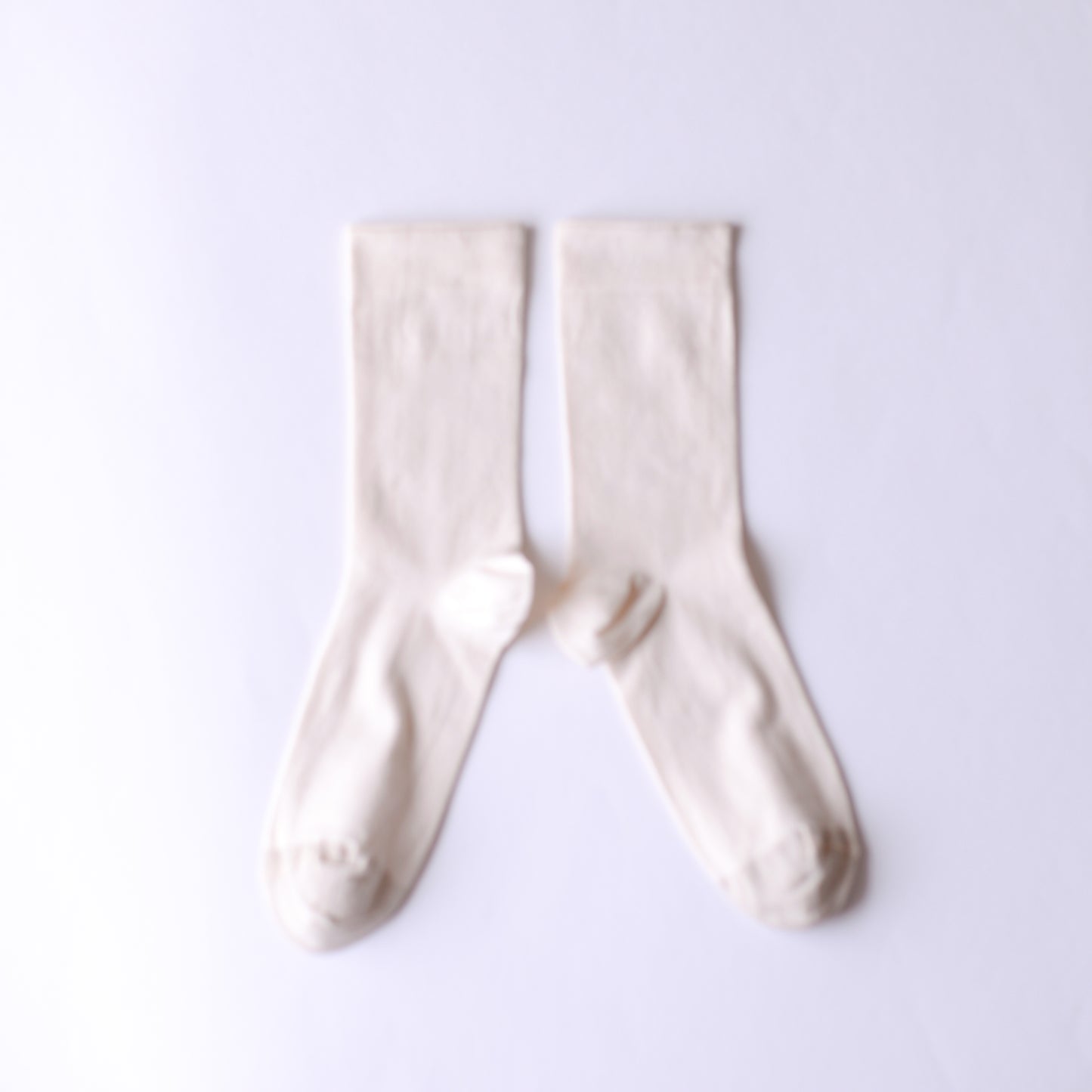 Solid Natural Socks