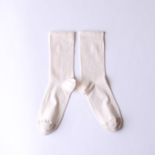 Solid Natural Socks