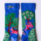 Cobalt Deer Socks