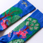Cobalt Deer Socks
