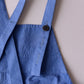 コットンリネンサロペット Blue