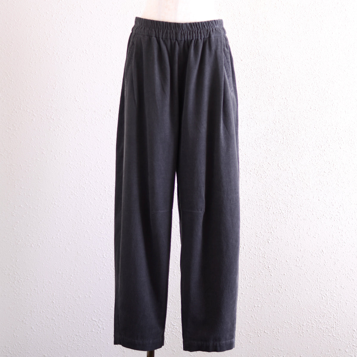 コットンイージーバレルパンツ Dark Brown