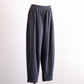 コットンイージーバレルパンツ Dark Brown