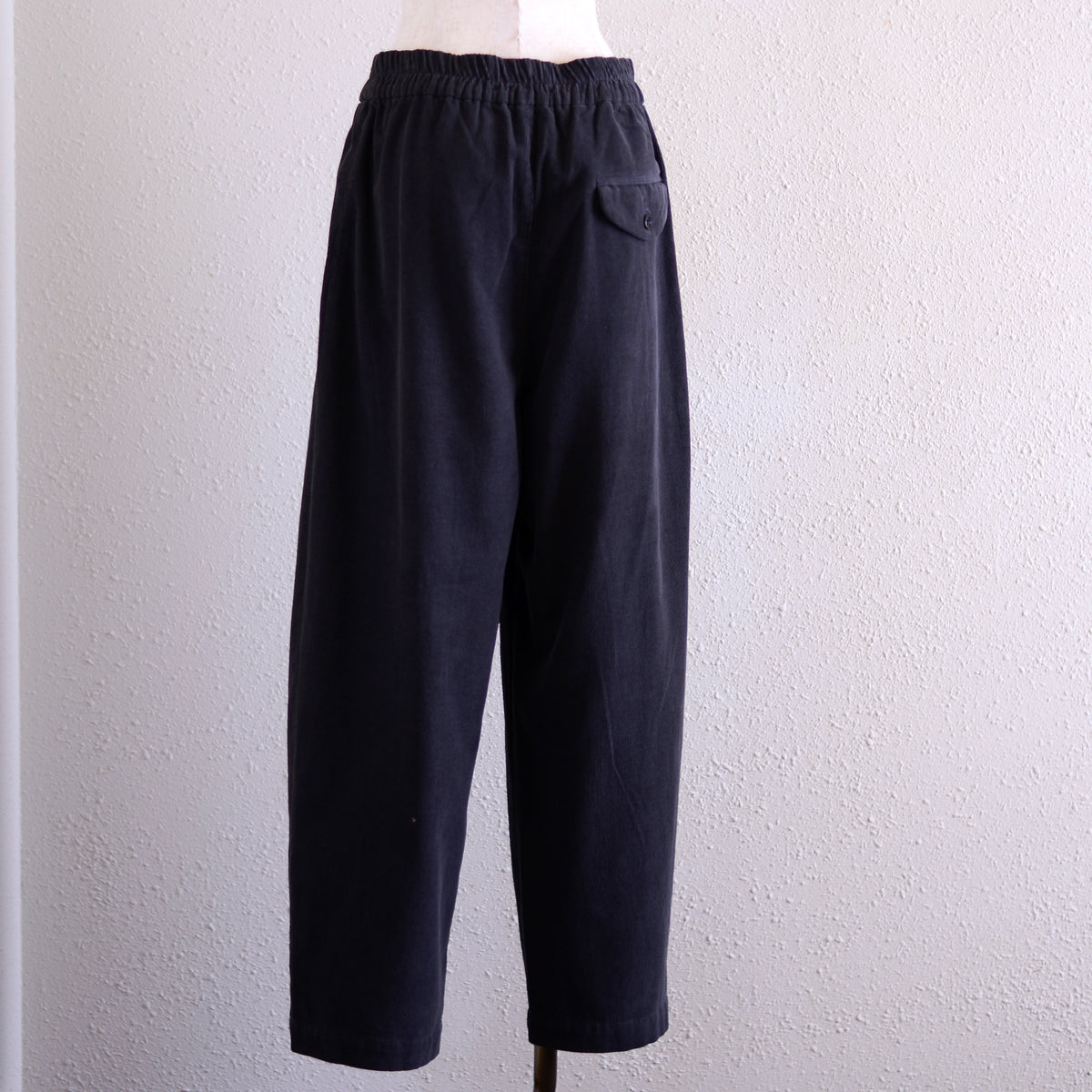 コットンイージーバレルパンツ Dark Brown