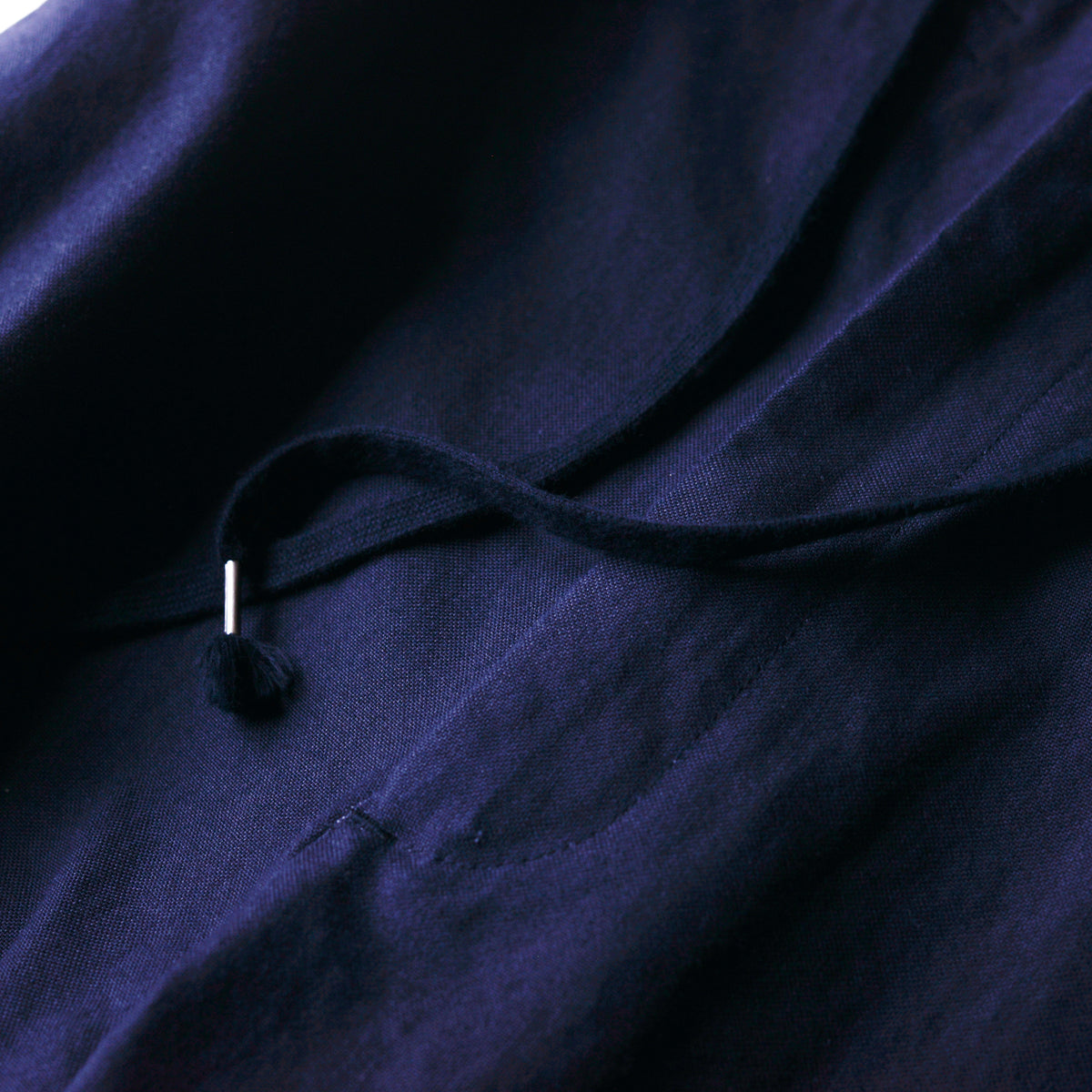 コットンワイドストレートパンツ Black