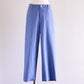 コットンワイドストレートパンツ Blue