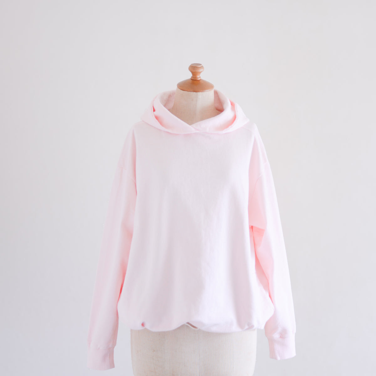 コットンブラウジングフーディ Pink