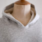 Cotton fleece hoodie Gray