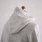Cotton fleece hoodie Gray