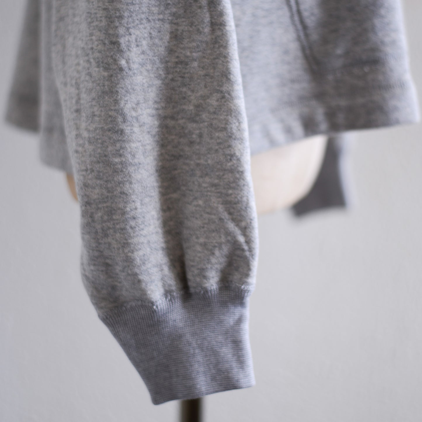 Cotton fleece hoodie Gray