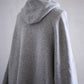Cotton fleece hoodie Gray