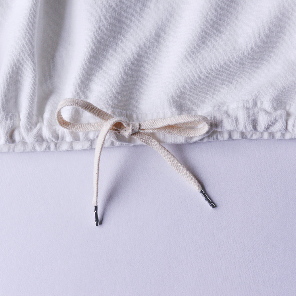 コットンブラウジングフーディ Off White