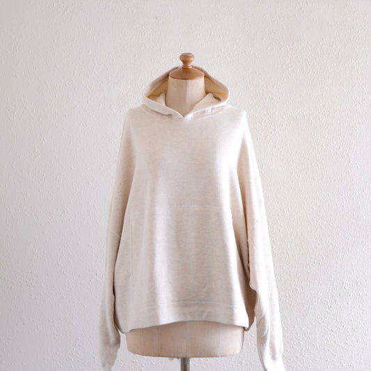 Oatmeal Cotton Fleece Hoodie
