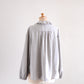 リネンタックカラーブラウス Light Gray