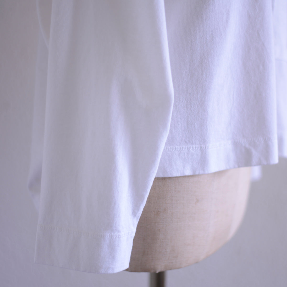 コットンローポケットTシャツ Off White