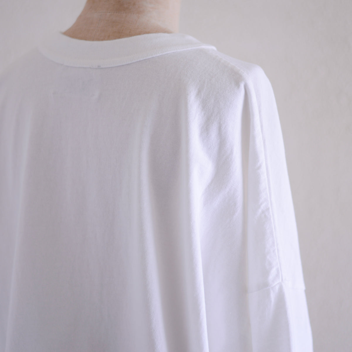 コットンローポケットTシャツ Off White
