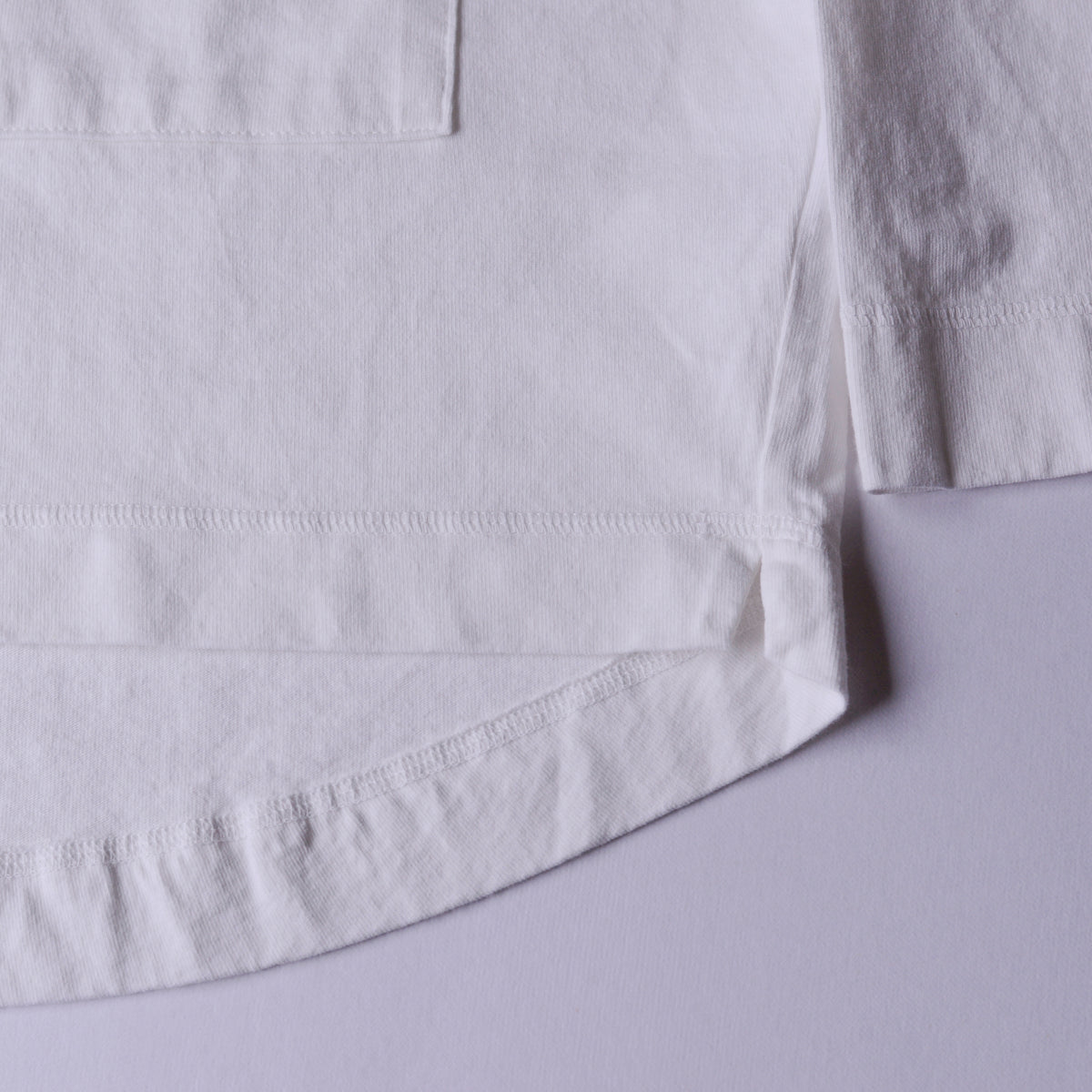 コットンローポケットTシャツ Off White