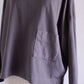 コットンローポケットTシャツ Brown