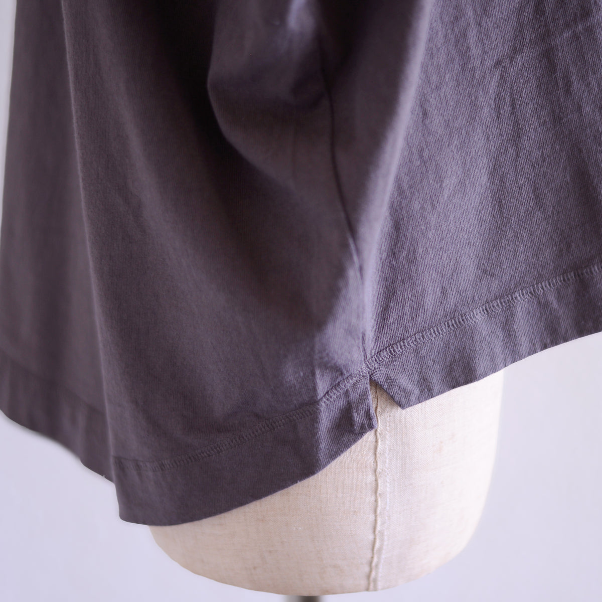 コットンローポケットTシャツ Brown
