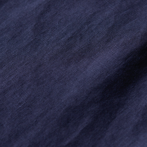 リネンタックカラーブラウス Black