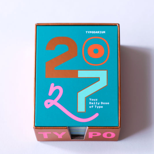 TYPODARIUM 2027 カレンダー