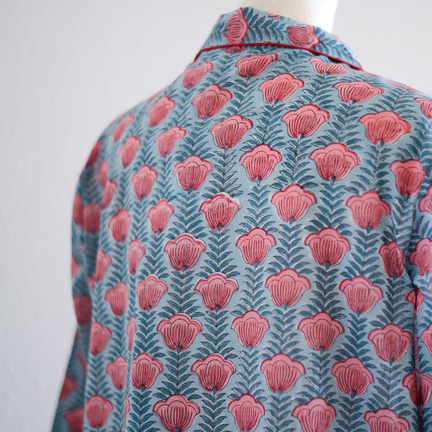 コットンハンドプリンティッドパジャマ Tulip Vine