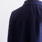 コットンフランネルラウンドカラーシャツ Black Navy