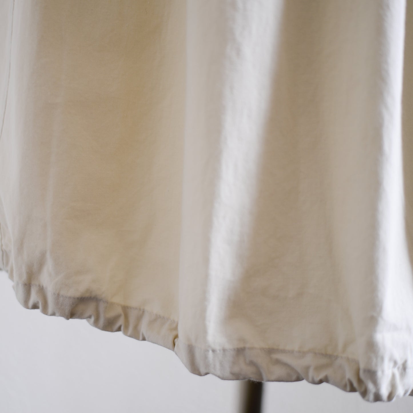 Cotton Parachute Skirt in Ivory