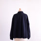 ウールプチカラーオーバーブラウス Black