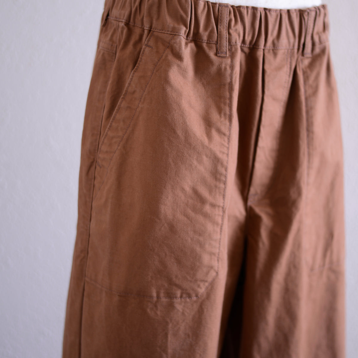コットンワークパンツ Brown
