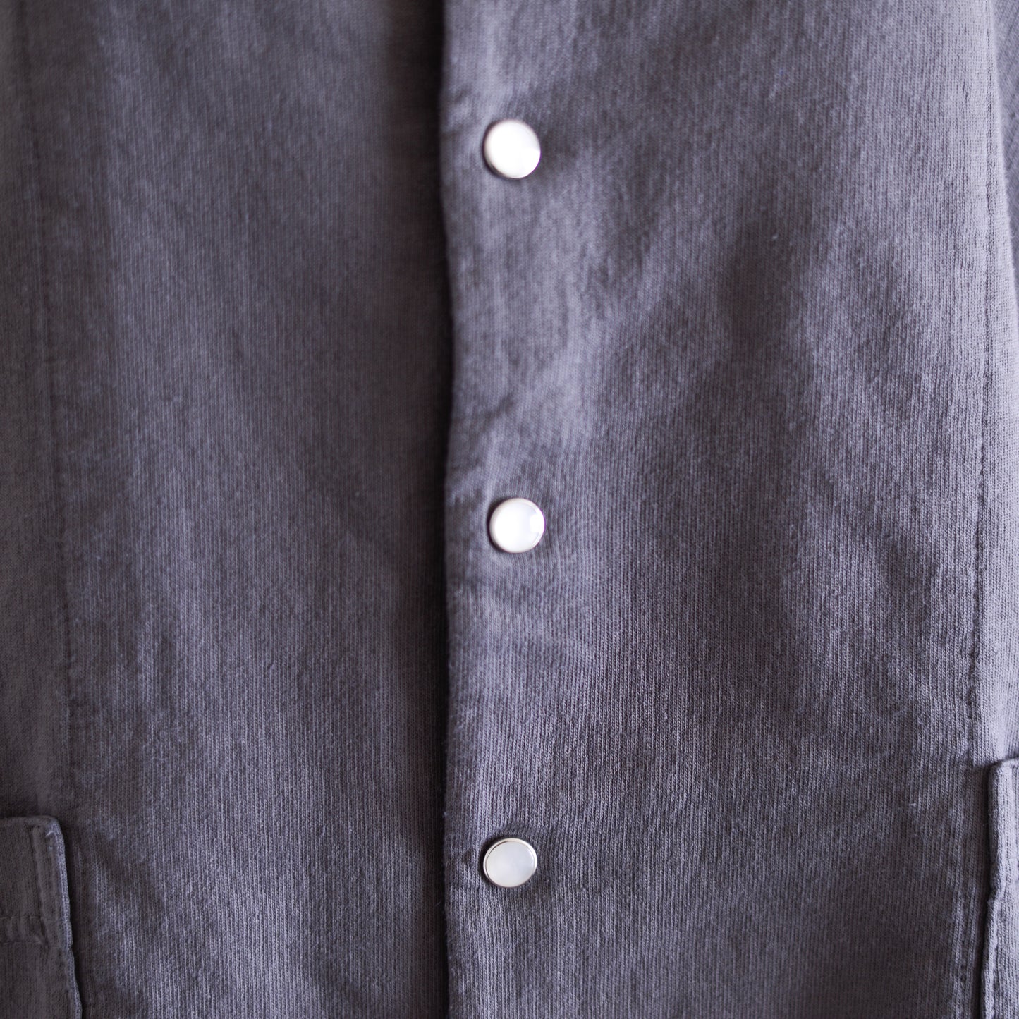 コットンスナップジャケット Charcoal Gray
