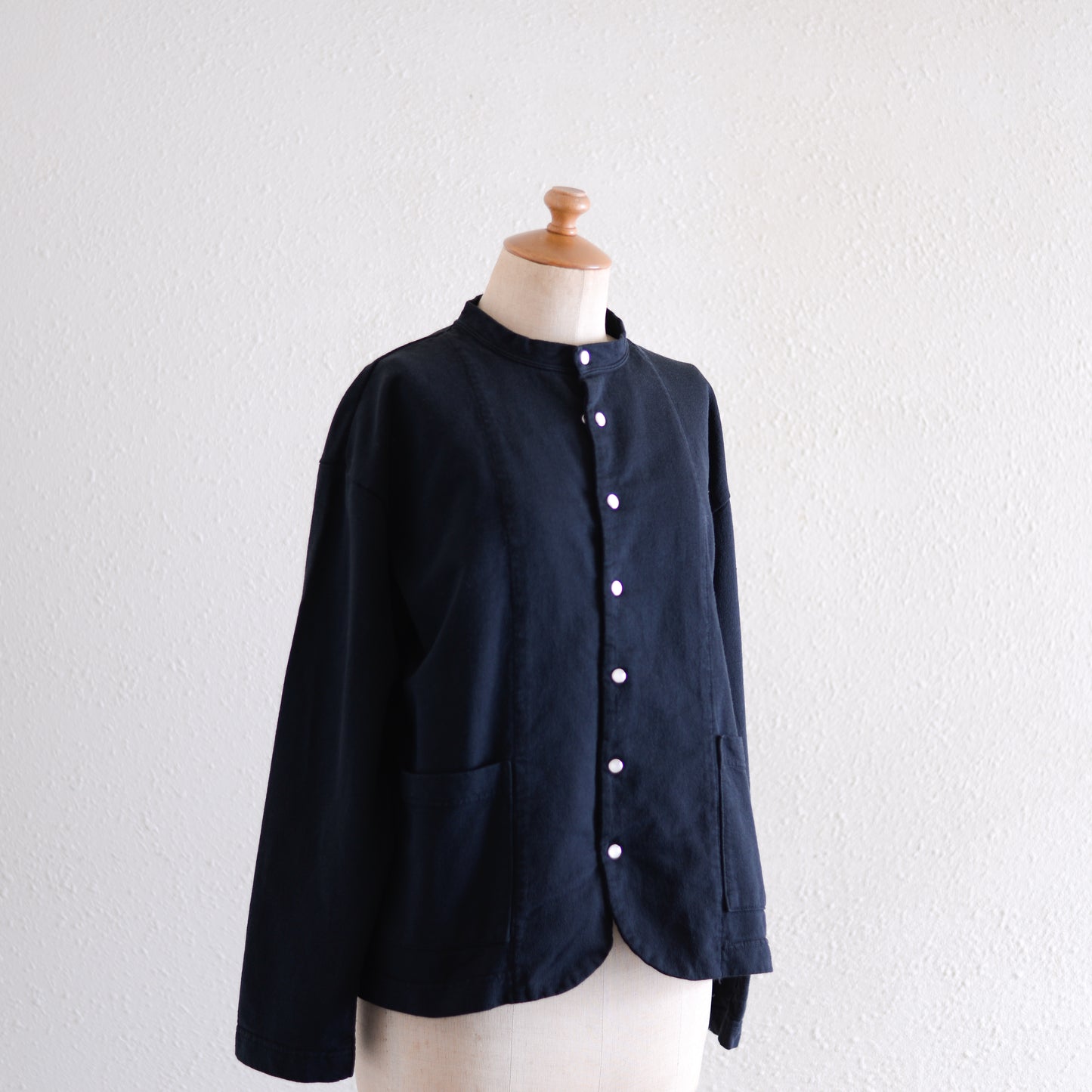 コットンスナップジャケット Black