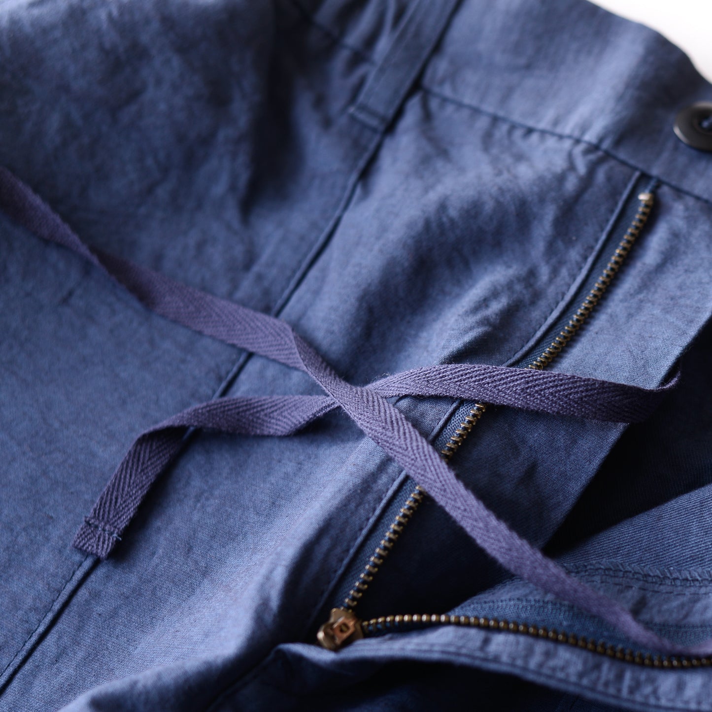 コットンリネンワークパンツ Navy