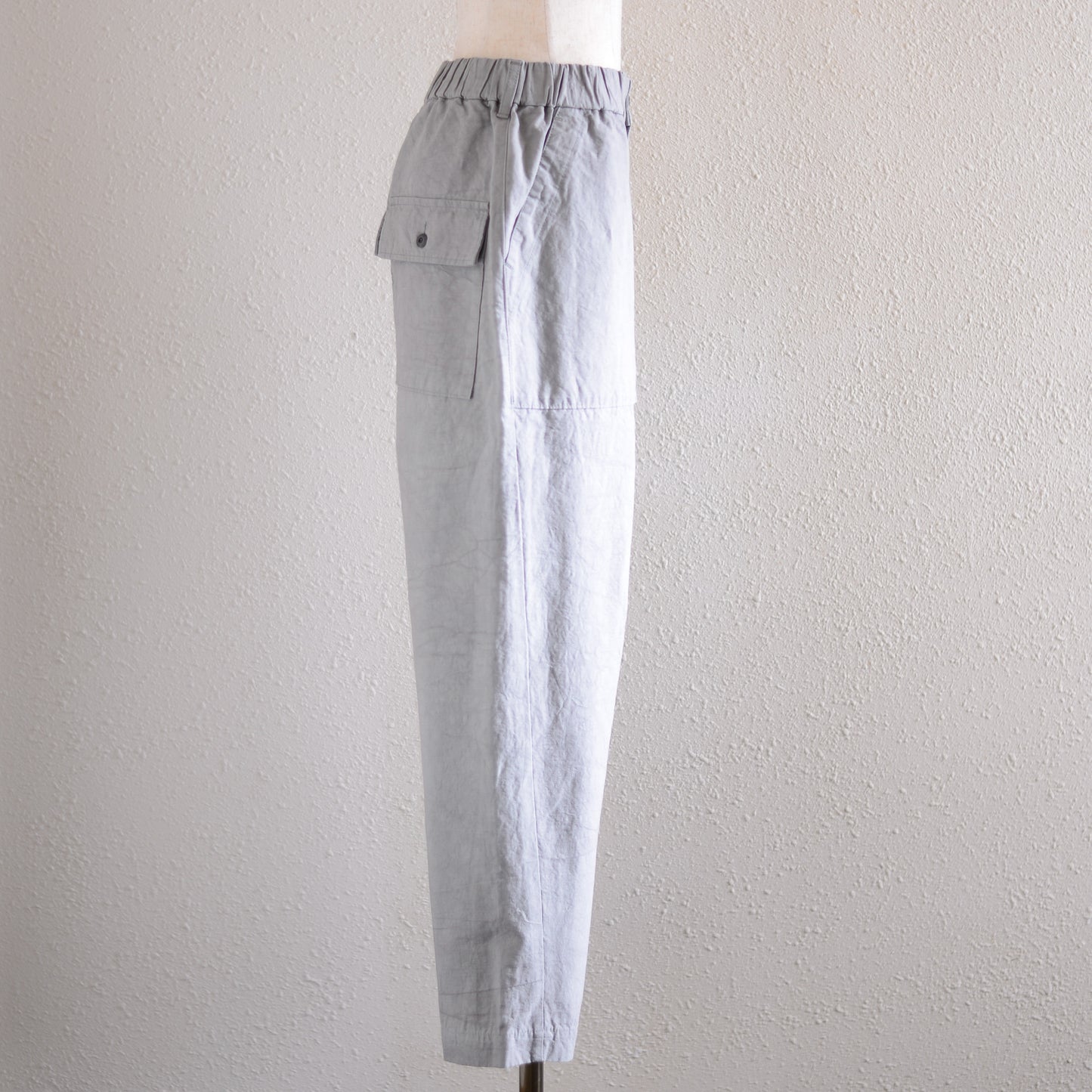 コットンリネンワークパンツ Gray