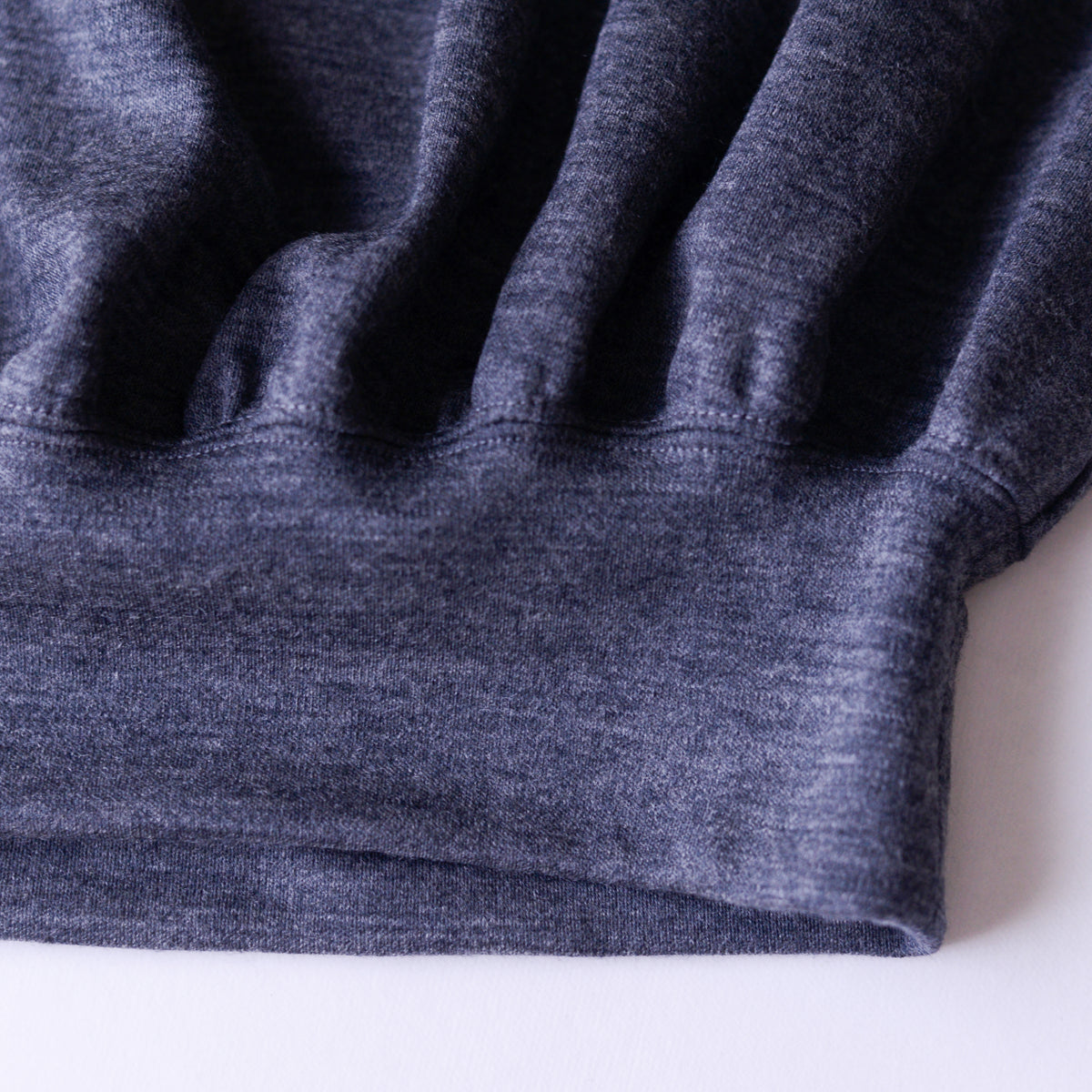 ウールタートルネックプルオーバー Gray Melange