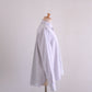 コットンワイドスプレッドカラーシャツ Off White × Khaki