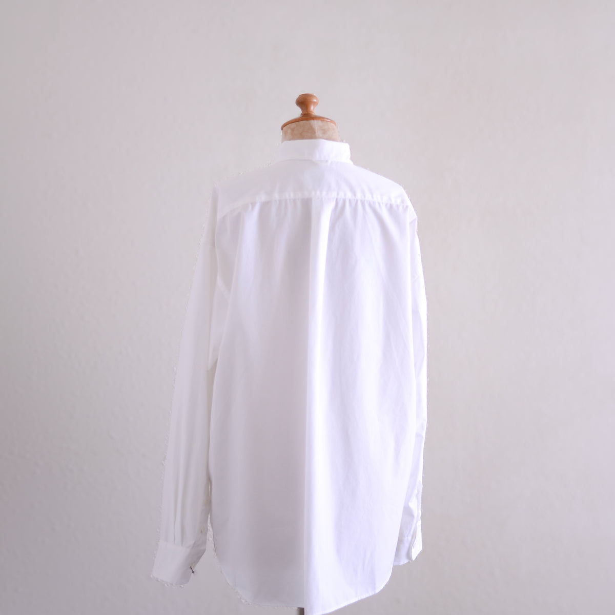 コットンワイドスプレッドカラーシャツ Off White